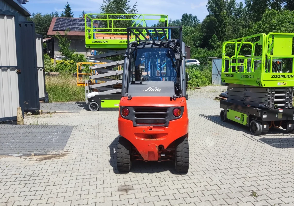 Tył Linde H30T, podnoszenie 5300 mm – wynajem Chrzanów, Oświęcim, Kraków