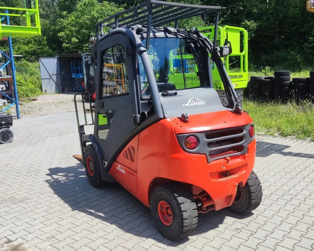 Tylna część Linde H35D, podnoszenie 4450 mm – wynajem długoterminowy Trzebinia, Katowice